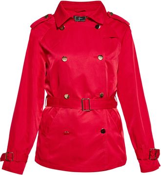 Faina Korte vacht Dames rood