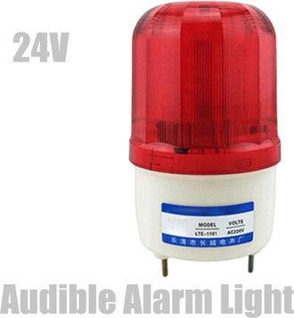 OEM Sistema De Alarma Led Rojo De 12v-220v, Carcasa De 24v Con Sonido