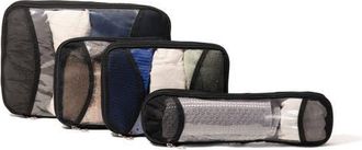 Baggallini Compression Packing Cube 4 Piece Set in Black at Nordstrom