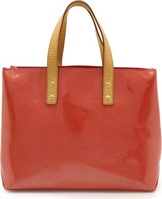 Louis Vuitton Monogram Vernis Framboise Handbag Tote Bag (Pre-Owned)