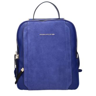 Piquadro Rucks&auml;cke und Damens Beuteltaschen aus blauem Leder