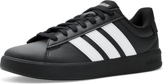 adidas Grand Court Womens Shoes Black/White/White : 10.5 B - Medium, Rubber