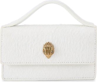 Kurt Geiger Extra Small Bond Genuine Calf Hair & Leather Top Handle Bag in White at Nordstrom Rack