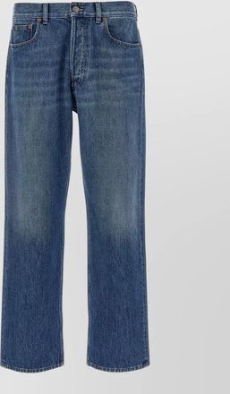 Valentino Garavani denim regular-fit straight-leg jeans