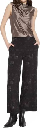 Lyss&eacute; Womens Genesis Stretch Woven Pant In Cosmic Ash