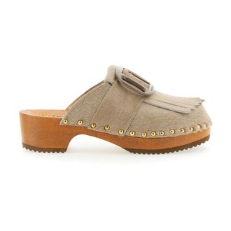 JEJIA Seberg Mule - Dames - Muiltjes - Grijs - 36 EU - Leer - Schoenen