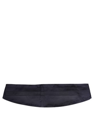 Dolce & Gabbana Silk Cummerbund - Dark Blue