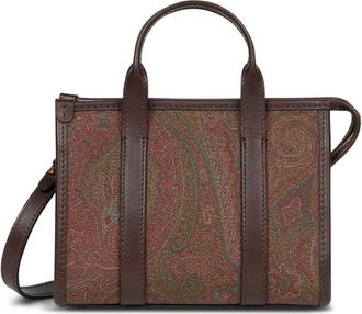 Etro Etro Paisley-Jacquard-Mini-Einkaufstasche
