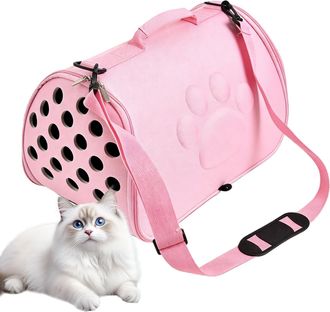 Generic Soft Pet Carrier Cat Pouch, Breathable Puppy Outgoing Bag, Shoulder Strap Carrier for Travel, Hiking, Outdoor Feature, Airplane Camping Commuting Vete