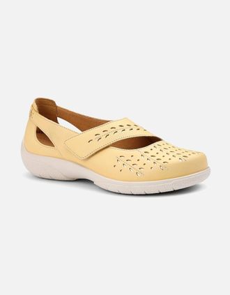 Hotter Womens Daphne Womens Mary Jane Shoes - Tan - Size: 7.5