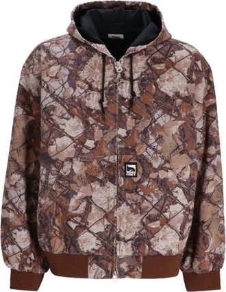 Obey Jack met capuchon - Bruin