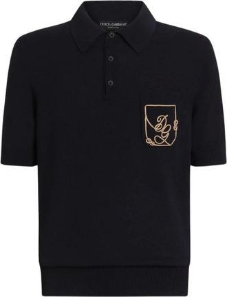 Dolce & Gabbana Polo Shirts - Heren - Polos - Blauw - XL - Tops