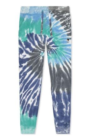 Dalix Astronaut Tie Dye Fleece Jogger Pant in Glacier at Nordstrom, Size Xx-Large