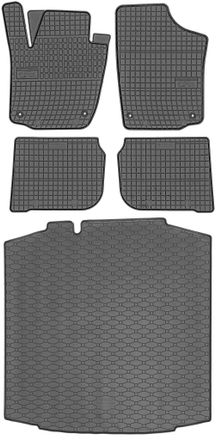 OEM Juego De Alfombrillas De Goma Para Coche Y Maletero Para Seat Toledo Iv Hatchback (febrero De 2013 A Mayo De 2019)