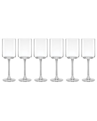 Lenox Set Of 6 Tuscany Classics Straight White Wine Glasses