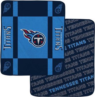 Pegasus Sports Tennessee Titans Nfl Team Reversible Logo Fleece Throw