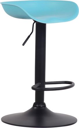 Clp Taburete Anaheim Con Estructura De Polipropileno Azul Negro