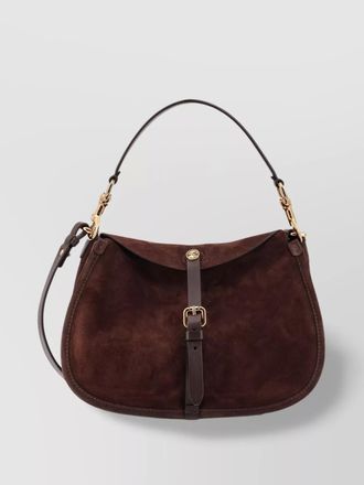 Etro pony suede crossbody shoulder bag