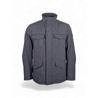 Peuterey Light Jackets, male, Blue, Size: 2XL Metal Srt 08 Jacket