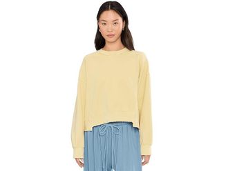 Free People Movement Intercept Pullover Womens Clothing Sunlit Yellow : LG (Womens 12-14), Cotton/Polyester