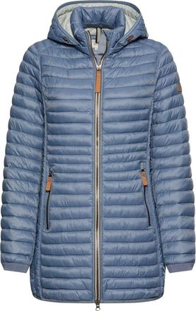 Camel Active Gewatteerd jack met capuchon - Dames - Zomerjassen - Blauw - L - Polyester - Jassen
