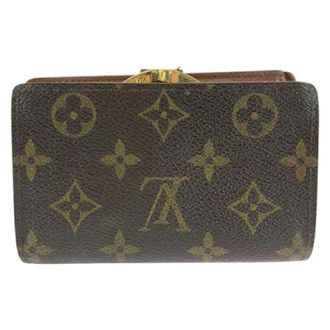 Louis Vuitton Pre-owned Wallets, female, Brown, Size: ONE SIZE Pre-owned Vintage Canvas Wallet