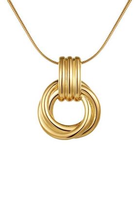 Mantra Triple Knot Pendant Necklace in Gold at Nordstrom