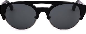 Linda Farrow DRIES VAN NOTEN DVN152 C4 Womens Sunglasses Black Size 54