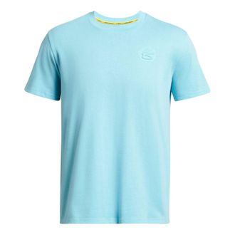 Under Armour Curry Emboss HW T-shirt Mint Blue 1383378-914