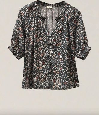 Dylan Womens Mia Blouse In Emerald