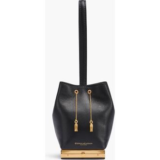 DKNY Sisal Clutch in Blk/gold at Nordstrom