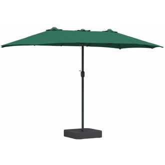vidaXL Parasol De Jard&iacute;n Verde 385 X 209 X 244 Cm Tela Vidaxl