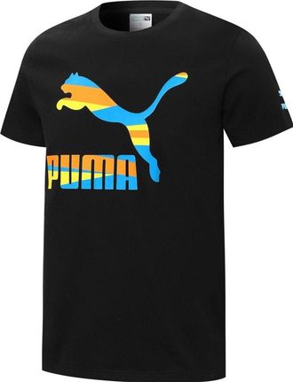 Puma Colorful Logo T-Shirt Black 534990-01