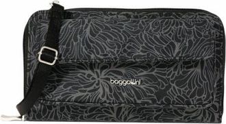 Baggallini RFID Phone Wallet Crossbody Bag in Midnight Blossom at Nordstrom