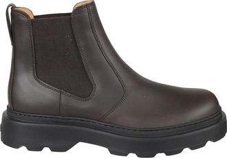 Tod's Schoenen, Heren, Bruin, 42 1/2 EU, Bruine Platte Schoenen
