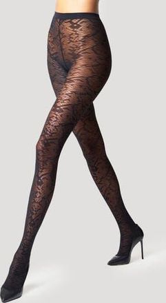 Wolford Snakeskin Tights in Black at Nordstrom Rack, Size X-Small