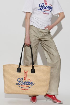 Loewe Verano XL Shopper Bag, Womens, Beige