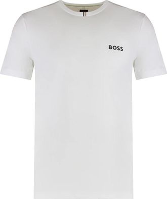 HUGO BOSS Spin Training T-Shirt - Heren - T-shirts - Wit - XS - Polyester - Tops
