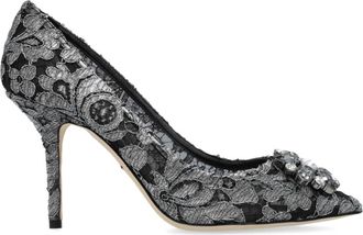 Dolce & Gabbana Hoge hakken schoenen Belluccii - Dames - Pumps - Grijs - 37 1/2 EU - Schoenen