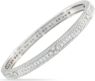 Judith Ripka 18K White Gold 1.25ct Diamond Bracelet JR08-122325