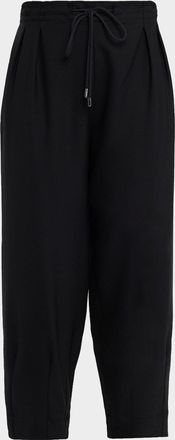 Maria McManus Drawstring Barrel-Leg Pants