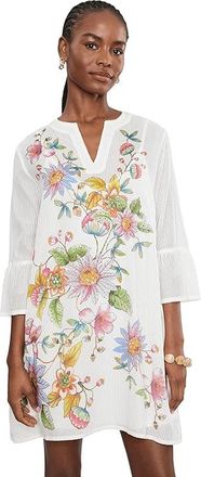 Johnny Was Ruffle Sleeve Dress - Orlaya (slip) Womens Dress Orlaya : 2XL, Cotton/Silk