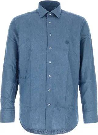 Etro Light Blue Regular Shirt
