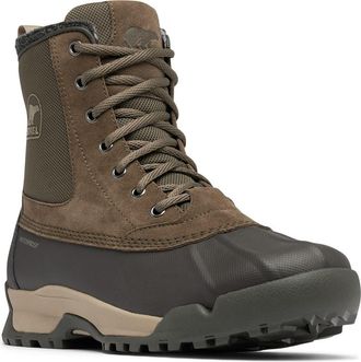 Sorel Buxton Lite Waterproof Boot in Major/jet at Nordstrom, Size 11.5