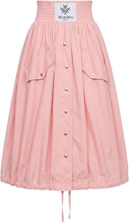 Mr & Mrs Italy Pink Polyester Women Womens Skirt