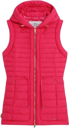 Woolrich Hibiscus Vest - Dames - Bodywarmers - Roze - XS - Polyester - Jassen
