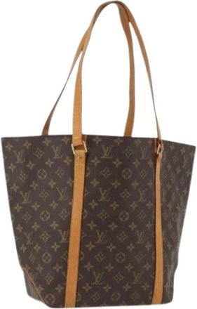Louis Vuitton Pre-owned Tote Bags, female, Brown, Size: ONE SIZE Pre-owned Monogram Canvas Tote Bag