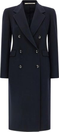 Tagliatore Cappotto doppiopetto in cashmere - Blu