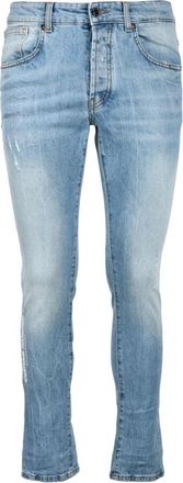 Costume National Skinny Jeans - Heren - Skinny Jeans - Blauw - W32 - Katoen - Jeans