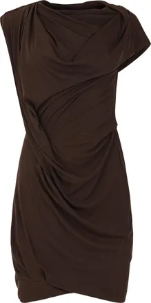 Entire studios Asymmetrical Draped Twisted Mini Dress